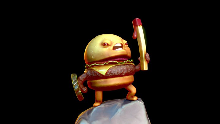 Burgbarian Conquers The World!!! 3D Model