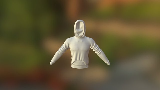 Realistic Sweatshirt 3D Model