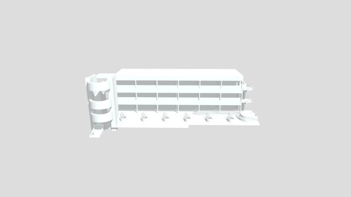 Edificio 4 Marian 3D Model