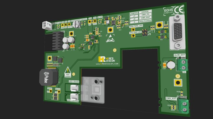 High PowerLed Power 3D Model