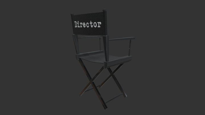 Director Chair 3D Model