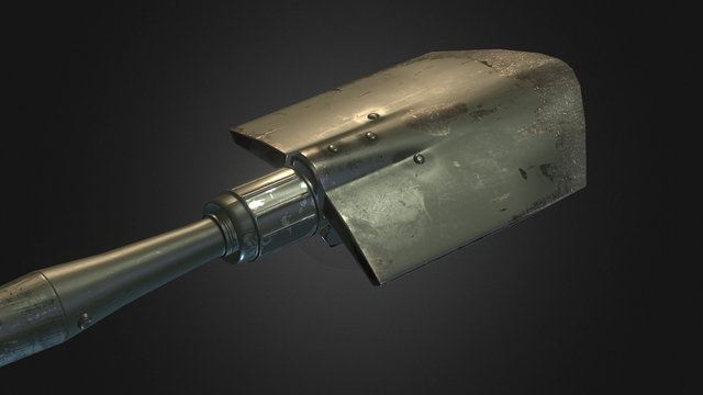 Military Shovel 3D Model