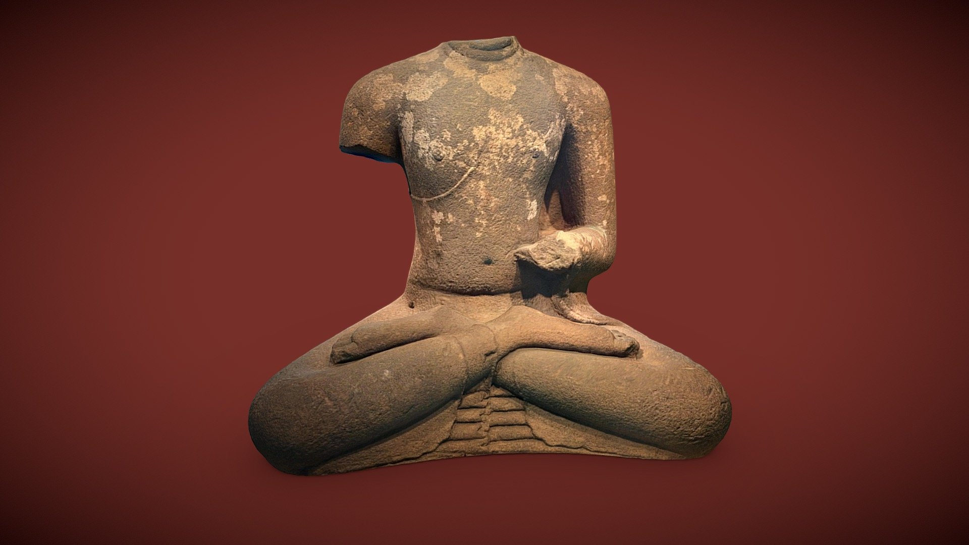 Headless Buddha from the SF Asian Museum