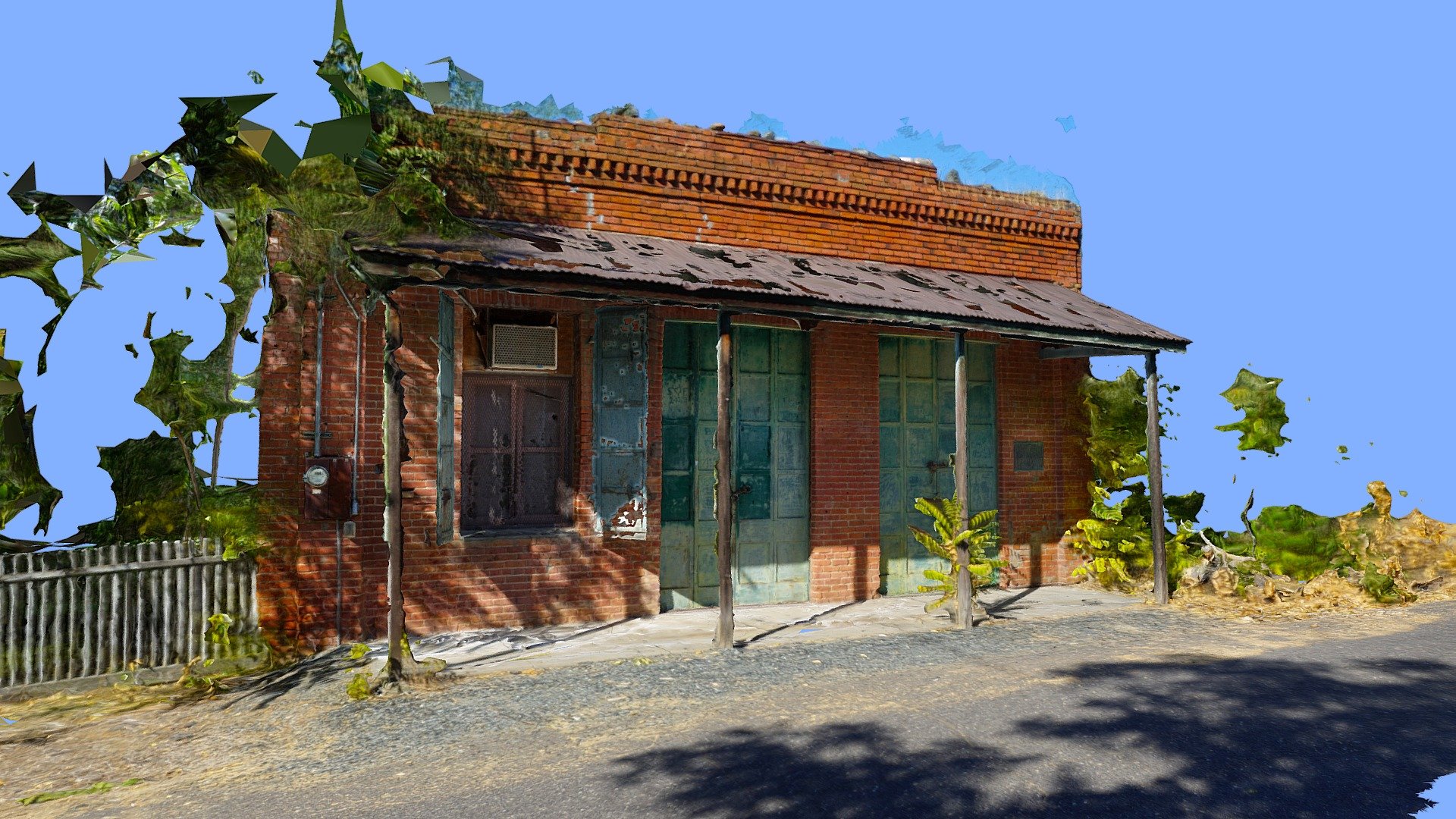 Chinese Camp, 1850s Steel and Brick Store.