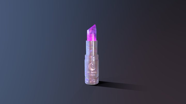 Galaxy Lipstick 3D Model