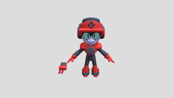 Controllers Larry - Brawl Stars 3D Model
