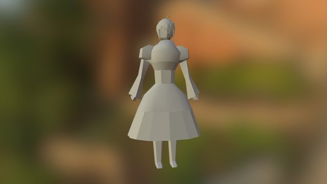 Arthuria Pendragon (UnTextured) 3D Model