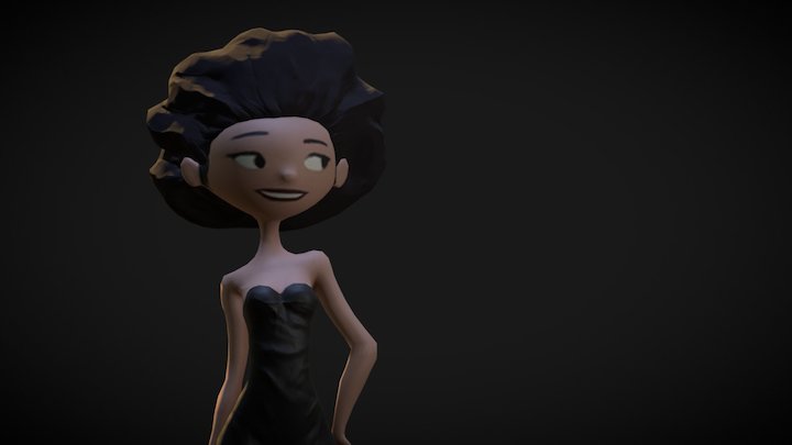 Concept girl 3D Model