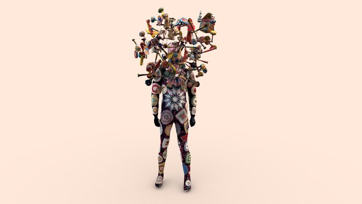 Nick Cave, Soundsuit, 2010 3D Model
