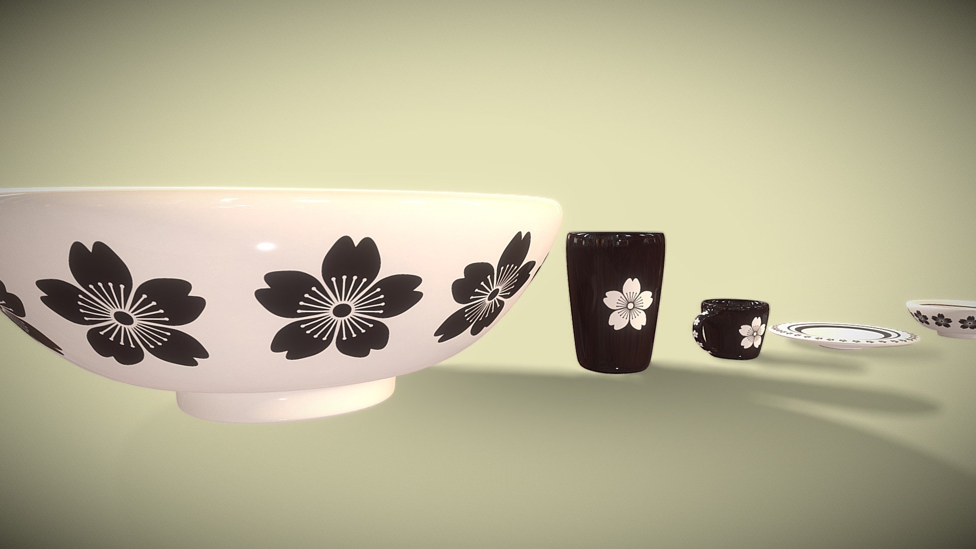 Stylized Dishes - Download Free 3D model by BonnieSimeone [00f8d61 ...