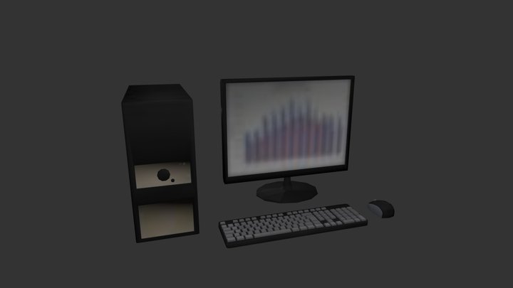 Computador 3D Model