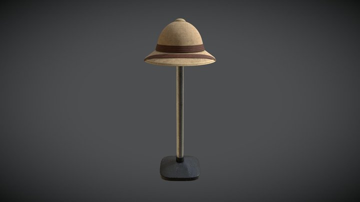 Safari Hat 3D Model