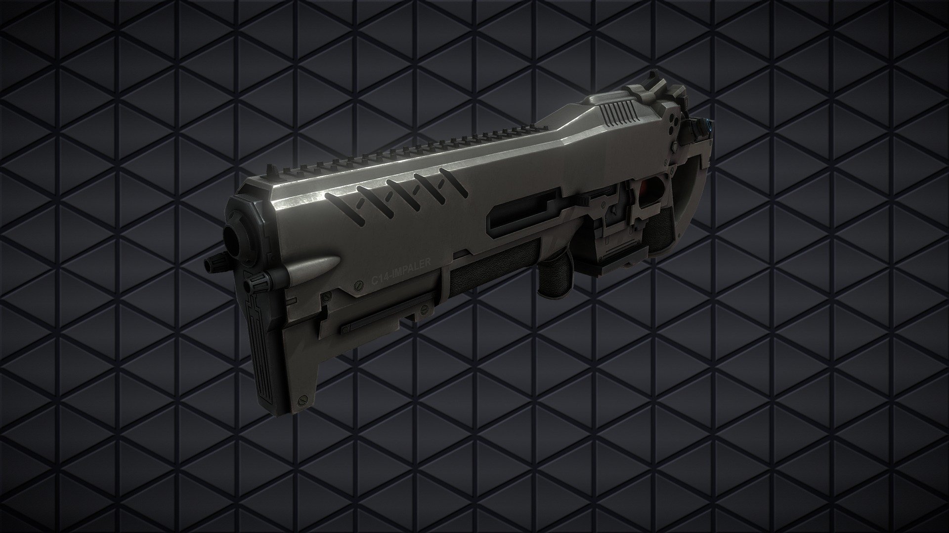 Impaler Gauss Rifle (Starcraft series) - Buy Royalty Free 3D model by ...