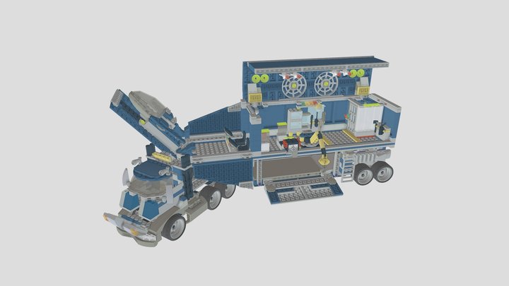 Lego Agents Mobile Command Centre 3D Model