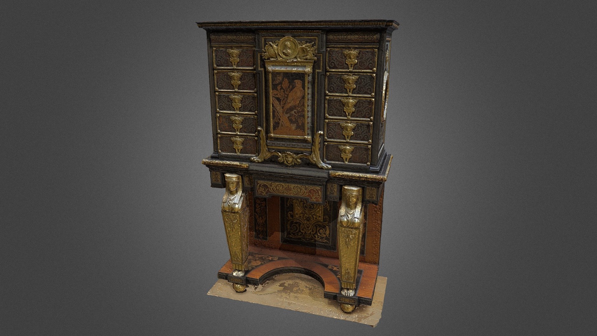 Boulle cabinet