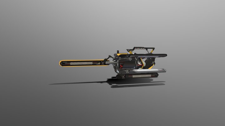 Revolver Chain Pile 3D Model