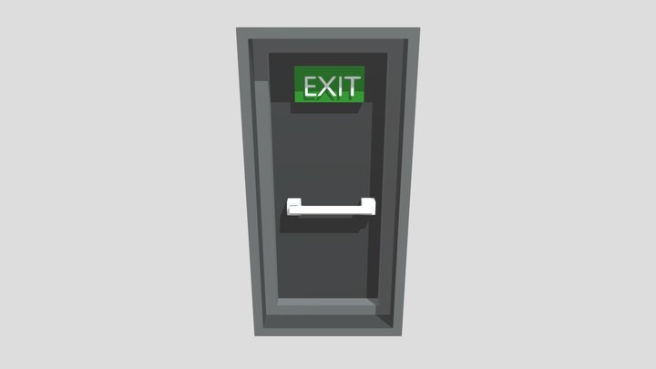 Exit Door 3D Model