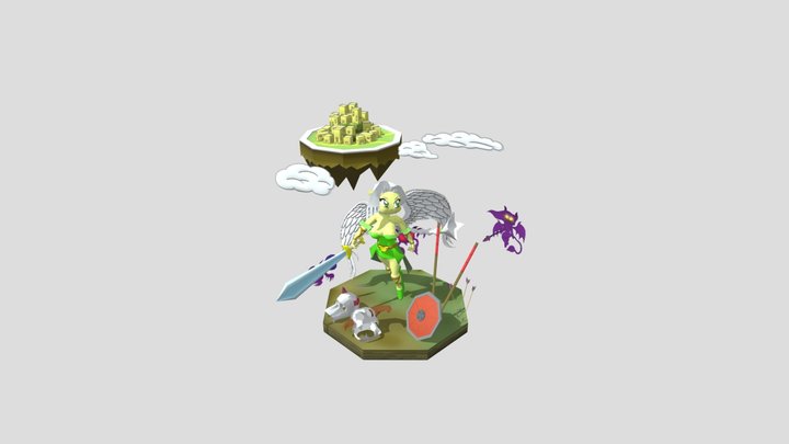 Angela Diorama (Final) 3D Model