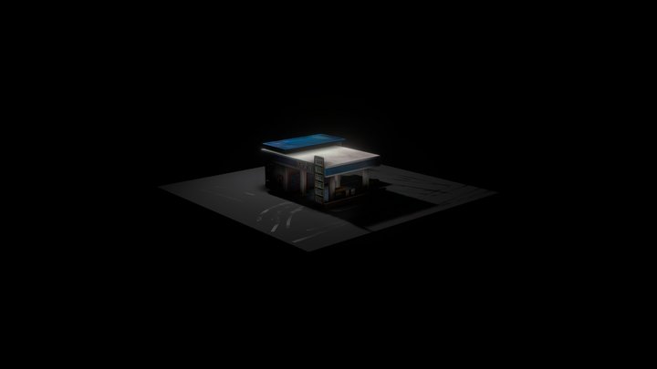 Gas Station (AR Test) 3D Model