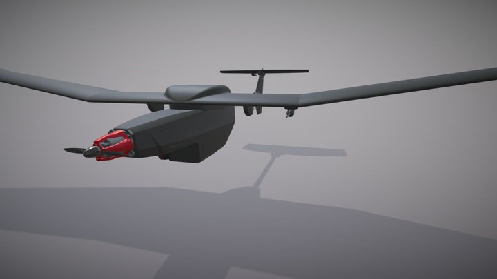 UAV Fixed Wing 3D Model