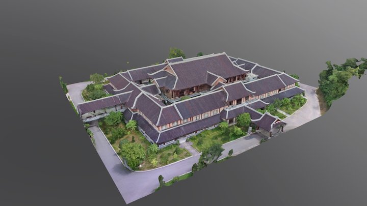 Bai Dinh Hotel, Ninh Binh, Vietnam 3D Model