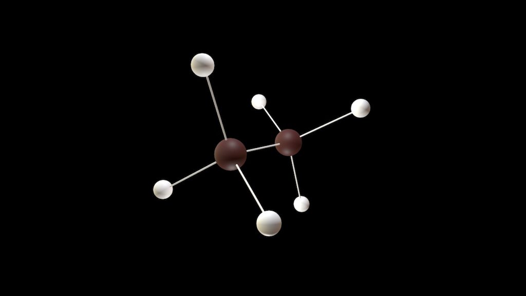 Ethane Molecular form