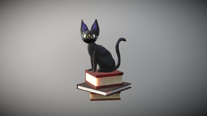 Salem The Cat 3D Model