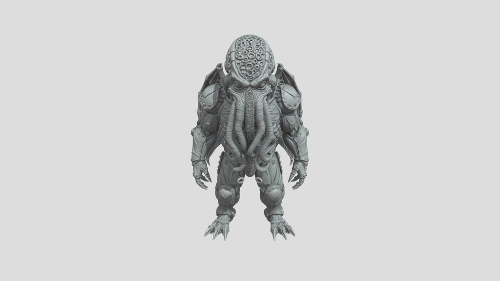 Mechanical Cthulhu Articulated Fidget Figure…