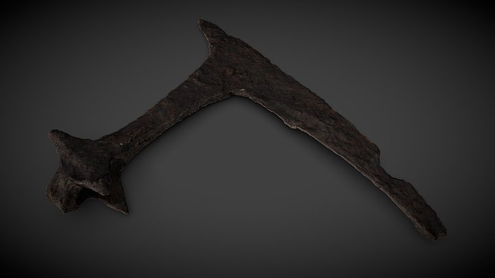 Long bladed axe, Birka – Modello 3D gratuito STL