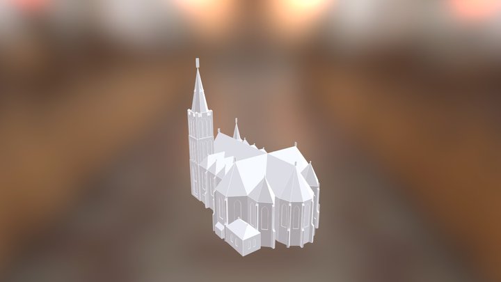 Sint Bavo church 3D Model