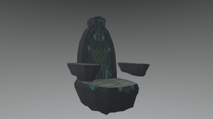 Minecraft 3D Model ~ Thanos' Throne Chair 3D Model