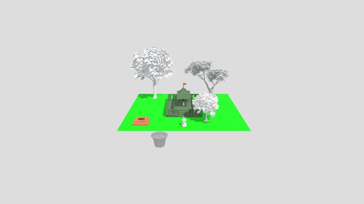 Temple 3D Model