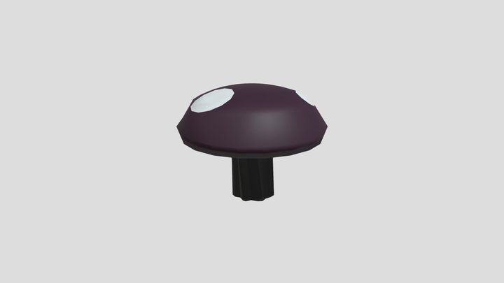 Purple Shroom 3D Model