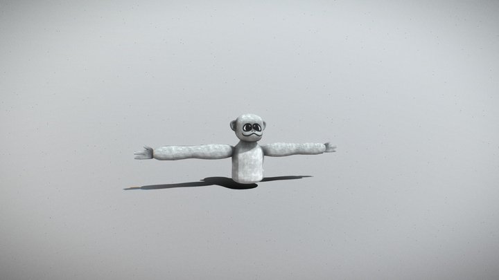 SabSab Monks Player (Gorilla Tag FanGame Player) 3D Model