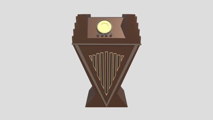 Art Deco Radio - Zenith Inspired