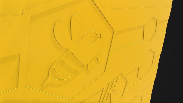 honey pencil holder STL stl pojemnik 3d printing 3D Model