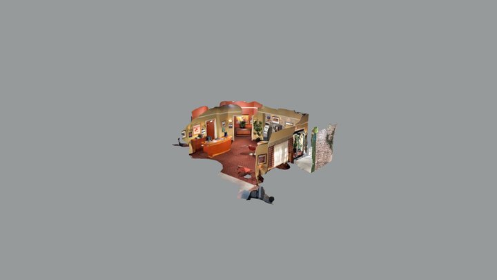 “How We Roll” CBS Motel Lobby 3D Model