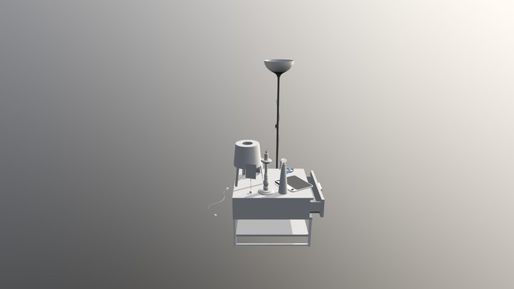 10 Items for Draft_Punk 3D Model