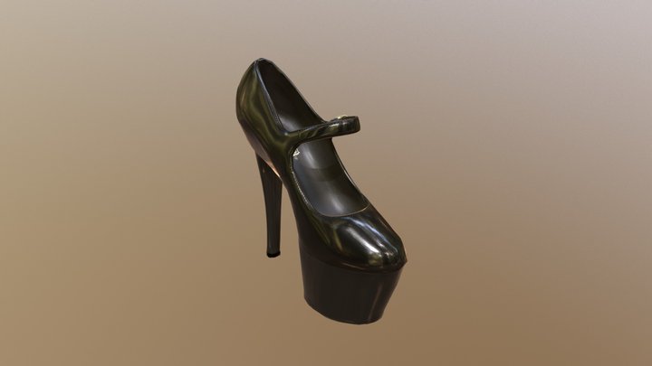 PB169 Shoe Low 3D Model