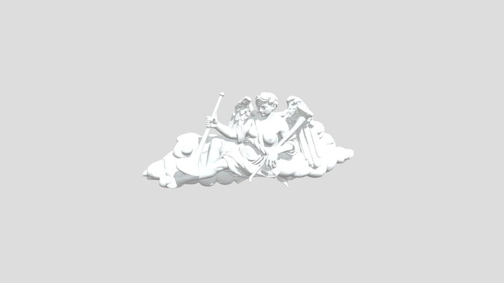 Angel with Trumpets 3D Model
