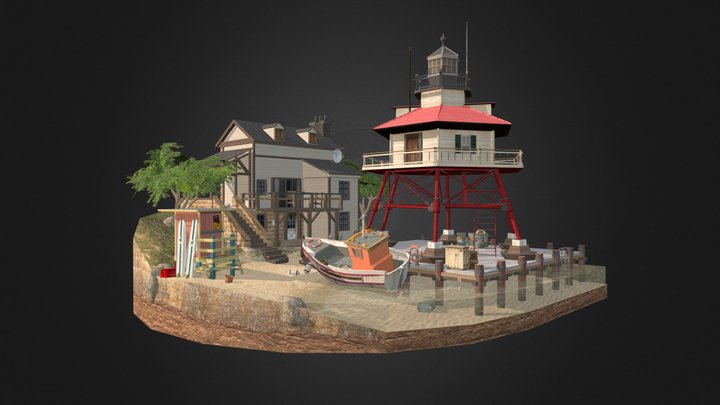 Lighthouse Bay 3D Model