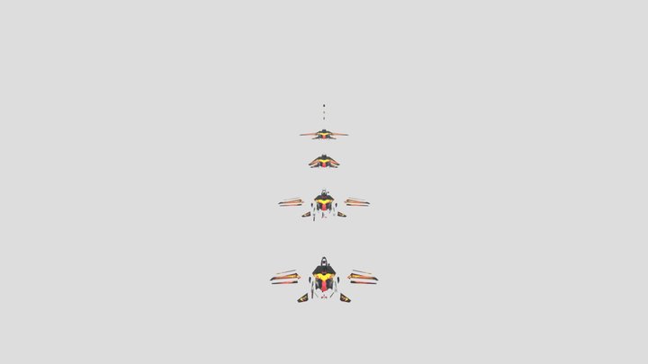 VTOL VR EF-23G | VX-17 'Pheonix' Line 3D Model