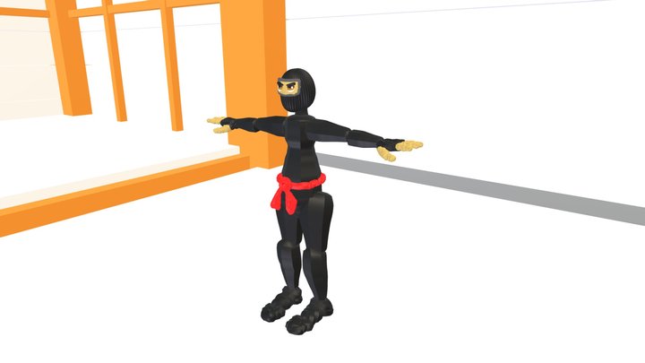 Ninja V2+house 3D Model