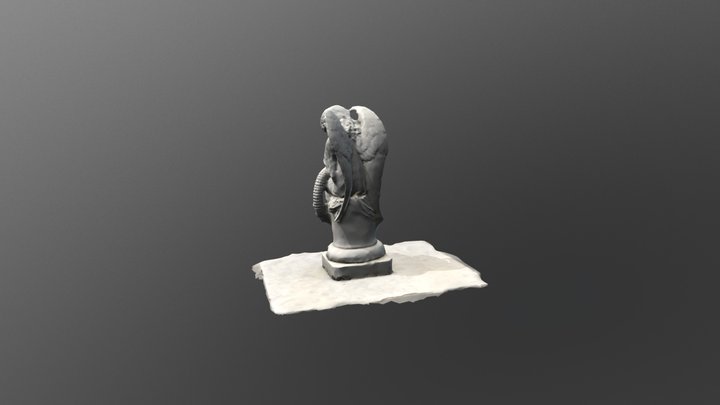 Angel sculpture 3D Model