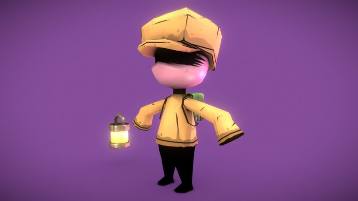 main character character WV2 3D Model