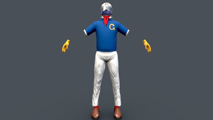 Speed Racer Outfit (1967) 3D Model
