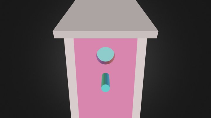 Aware Camp Birdhouse Mya Douglas 3D Model