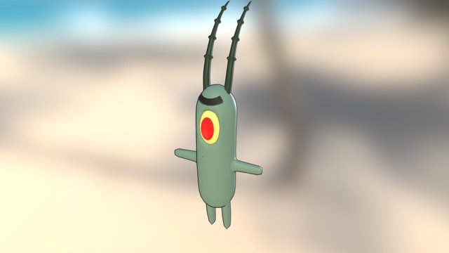 Ariel Guerreiro - Sheldon J. Plankton 3D Model