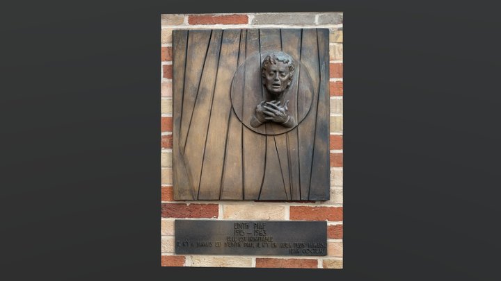Commemorative plaque for Edith Piaf – Modello 3D gratuito STL