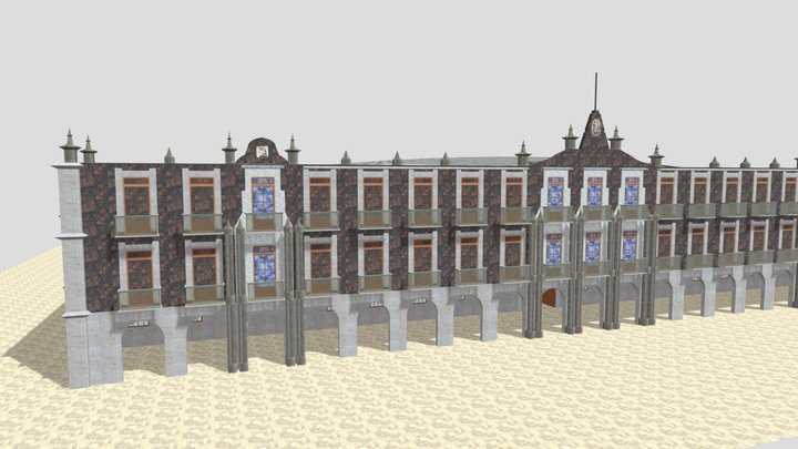 Prueba de Pasamanos 3D Model